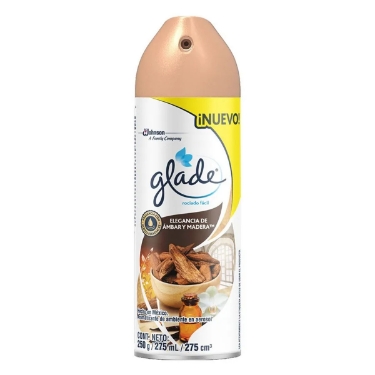 Imagen de GLADE AER ELEG AMBAR&MADERA 275 GRS